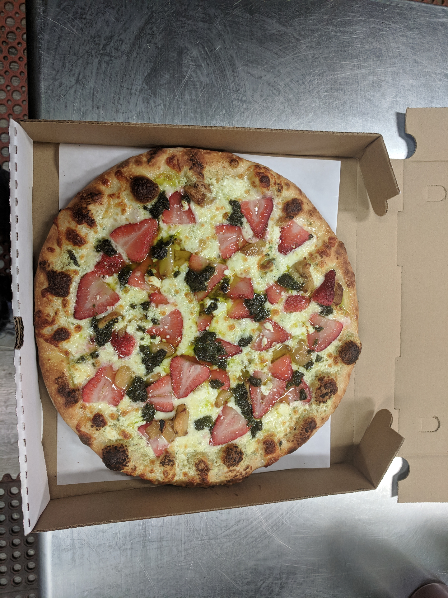 Strawberry Pesto Pie